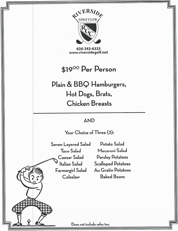 page two of the tournament menu